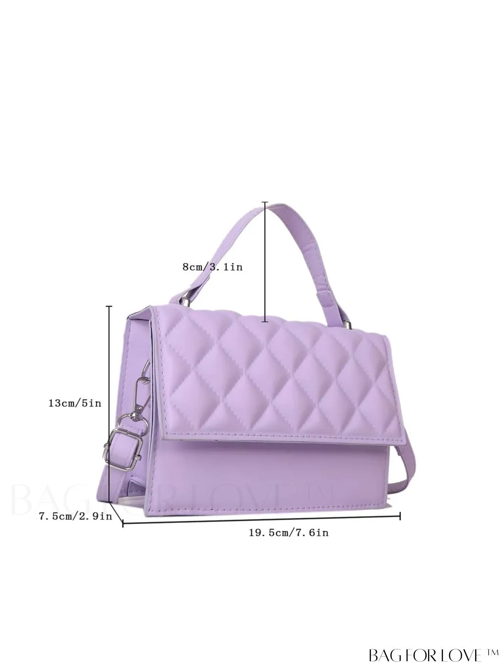 BagForLove - Compact Quilted Satchel: Petite and Polished!