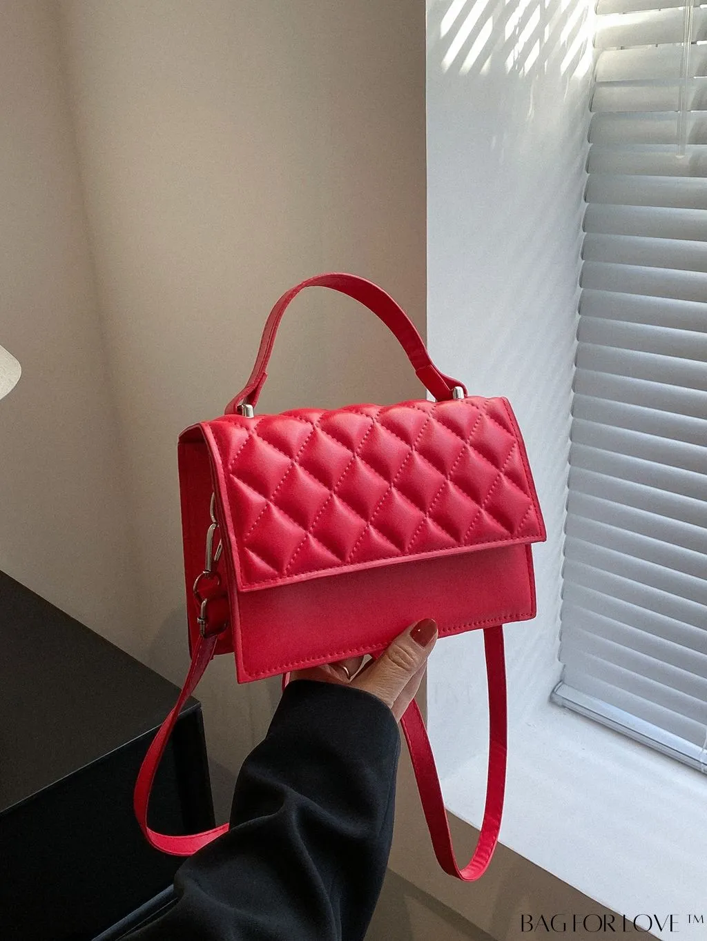 BagForLove - Compact Quilted Satchel: Petite and Polished!