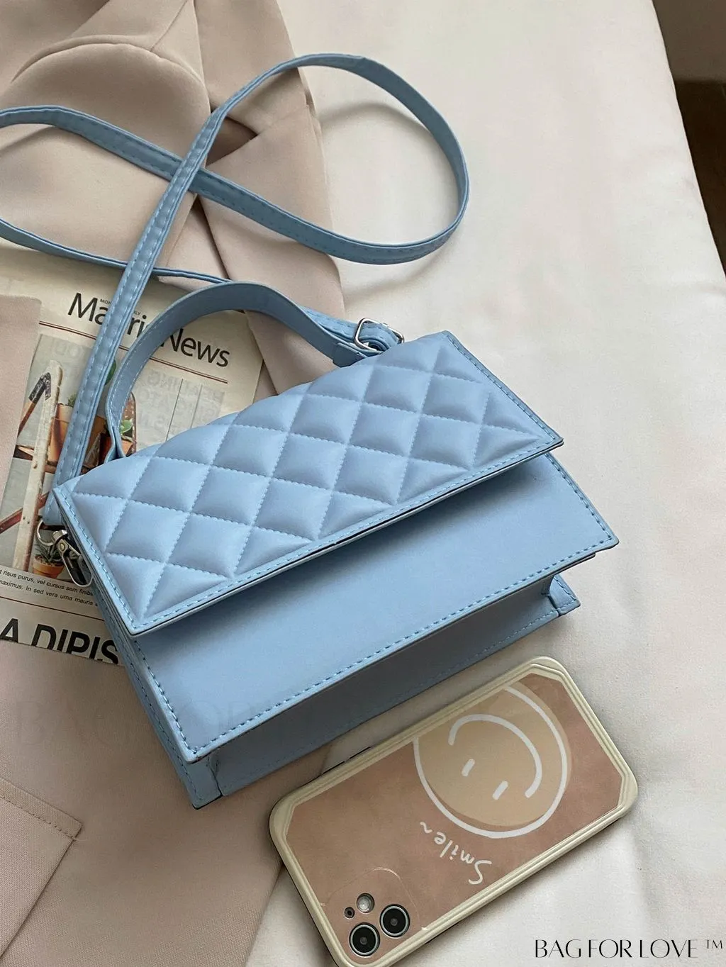 BagForLove - Compact Quilted Satchel: Petite and Polished!