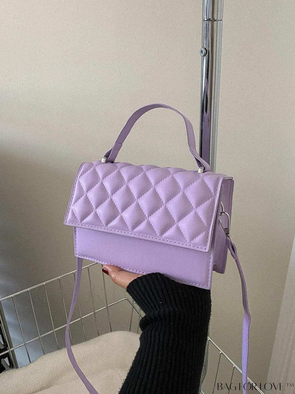 BagForLove - Compact Quilted Satchel: Petite and Polished!
