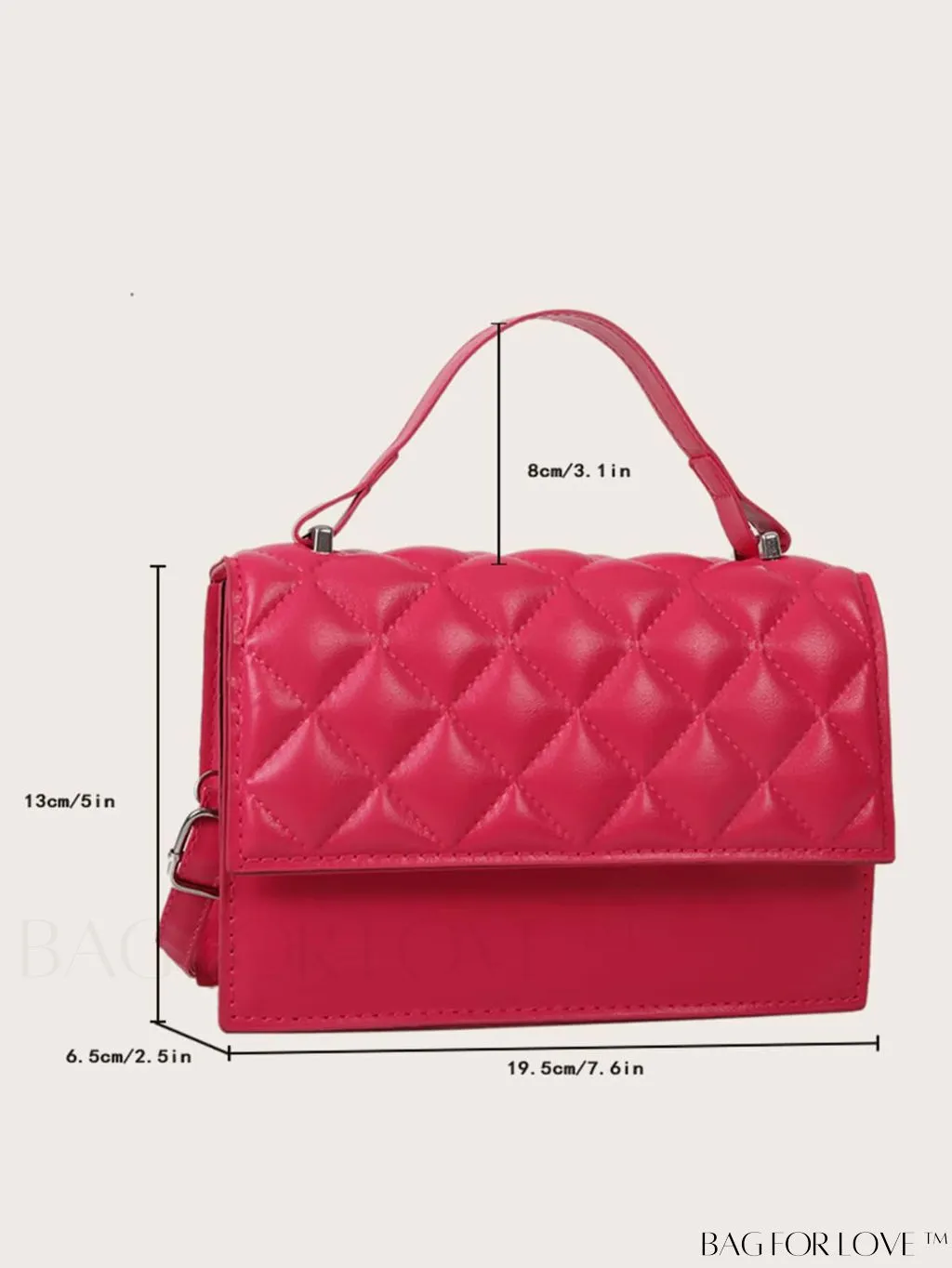 BagForLove - Compact Quilted Satchel: Petite and Polished!