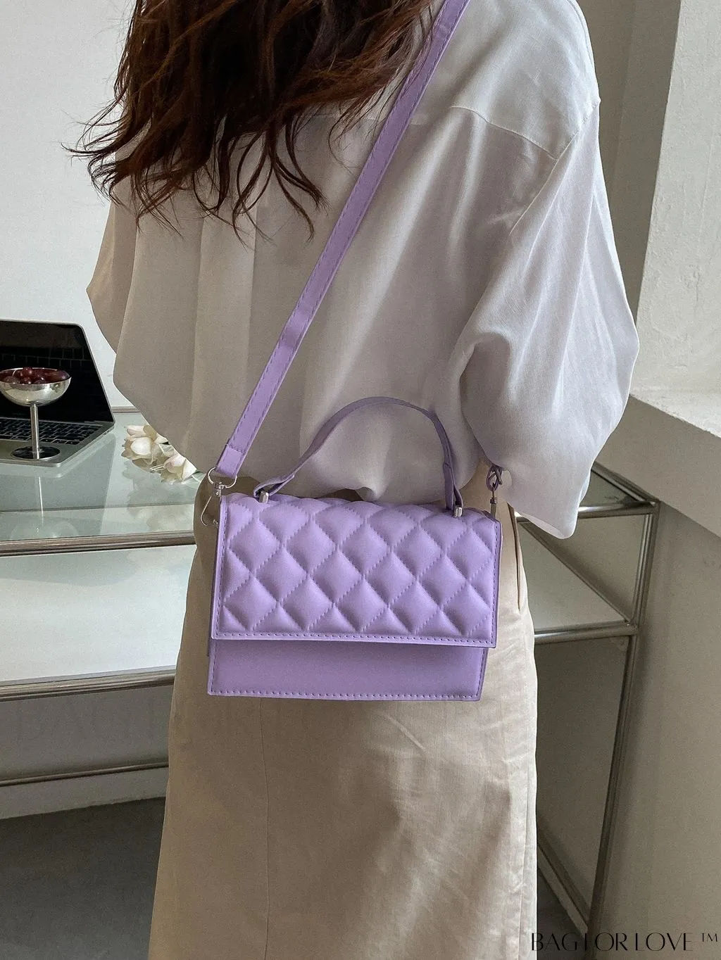 BagForLove - Compact Quilted Satchel: Petite and Polished!