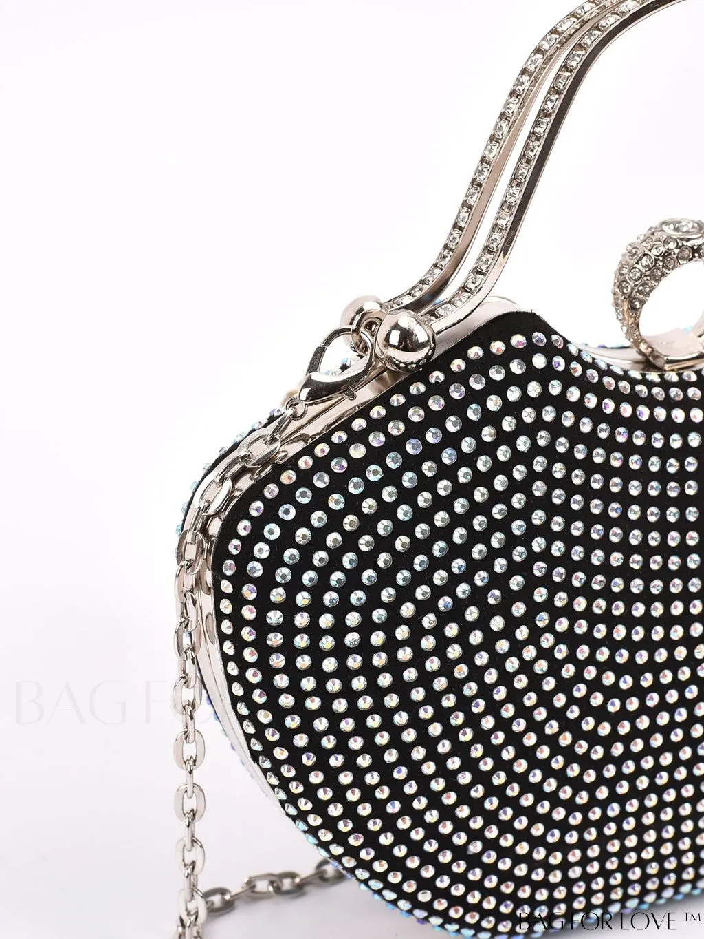 BagForLove - Elegant Rhinestone Evening Clutch, Perfect for Any Special Occasion