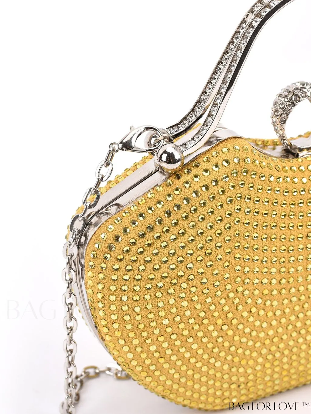 BagForLove - Elegant Rhinestone Evening Clutch, Perfect for Any Special Occasion