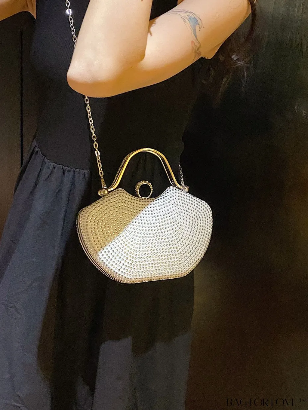 BagForLove - Elegant Rhinestone Evening Clutch, Perfect for Any Special Occasion