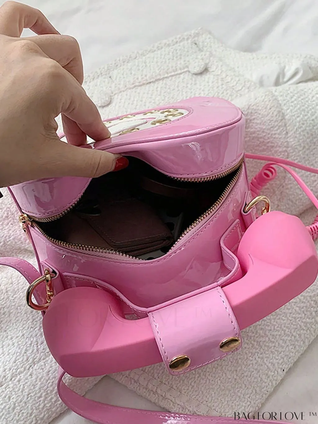 BagForLove - Funky Stylish Telephone Design Satchel Bag