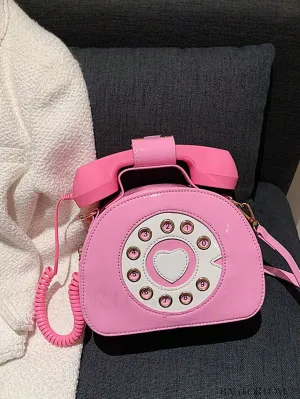 BagForLove - Funky Stylish Telephone Design Satchel Bag