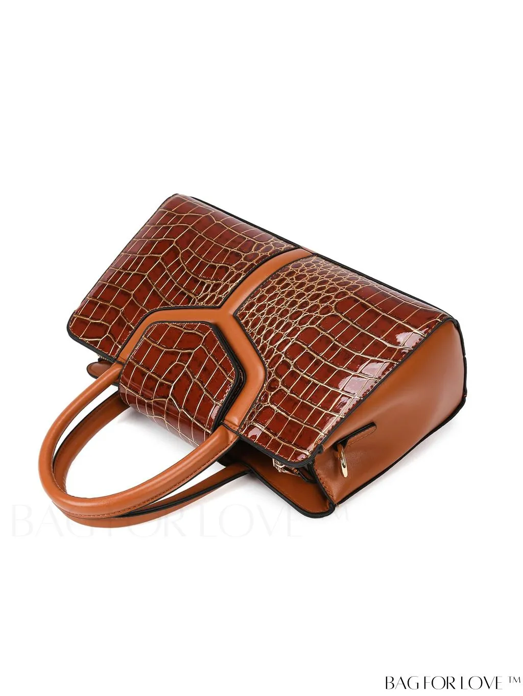 BagForLove - Large Capacity Crocodile Pattern Handbag: Fashionable, Elegant, and Versatile