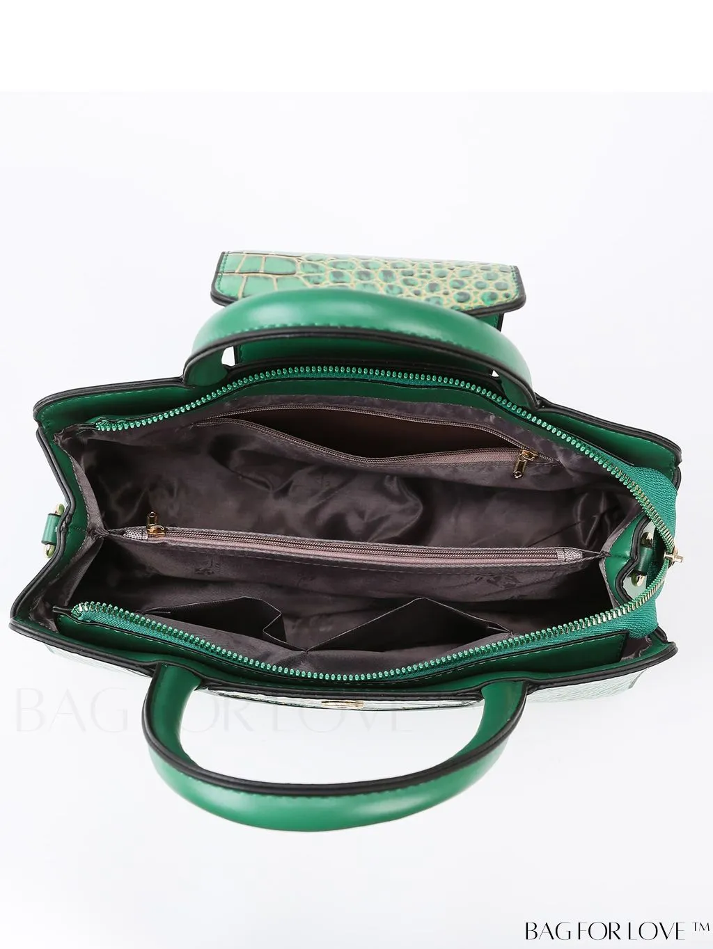BagForLove - Large Capacity Crocodile Pattern Handbag: Fashionable, Elegant, and Versatile