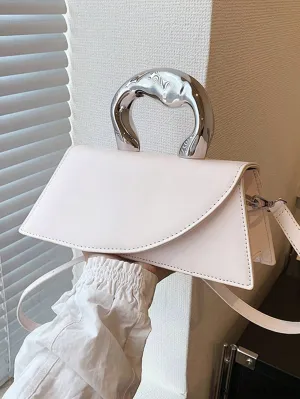 BagForLove - Medium Square Top Handle Bag - Sleek and Streamlined Design