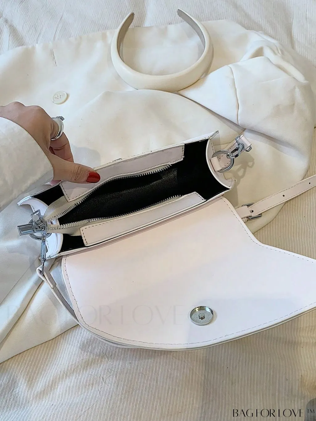 BagForLove - Medium Square Top Handle Bag - Sleek and Streamlined Design