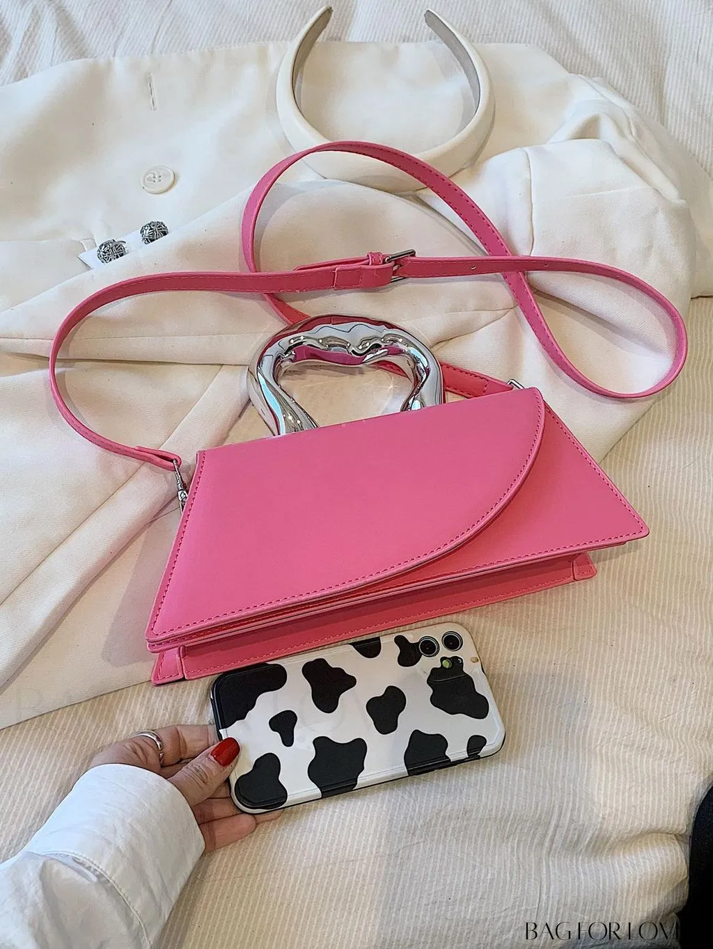 BagForLove - Medium Square Top Handle Bag - Sleek and Streamlined Design