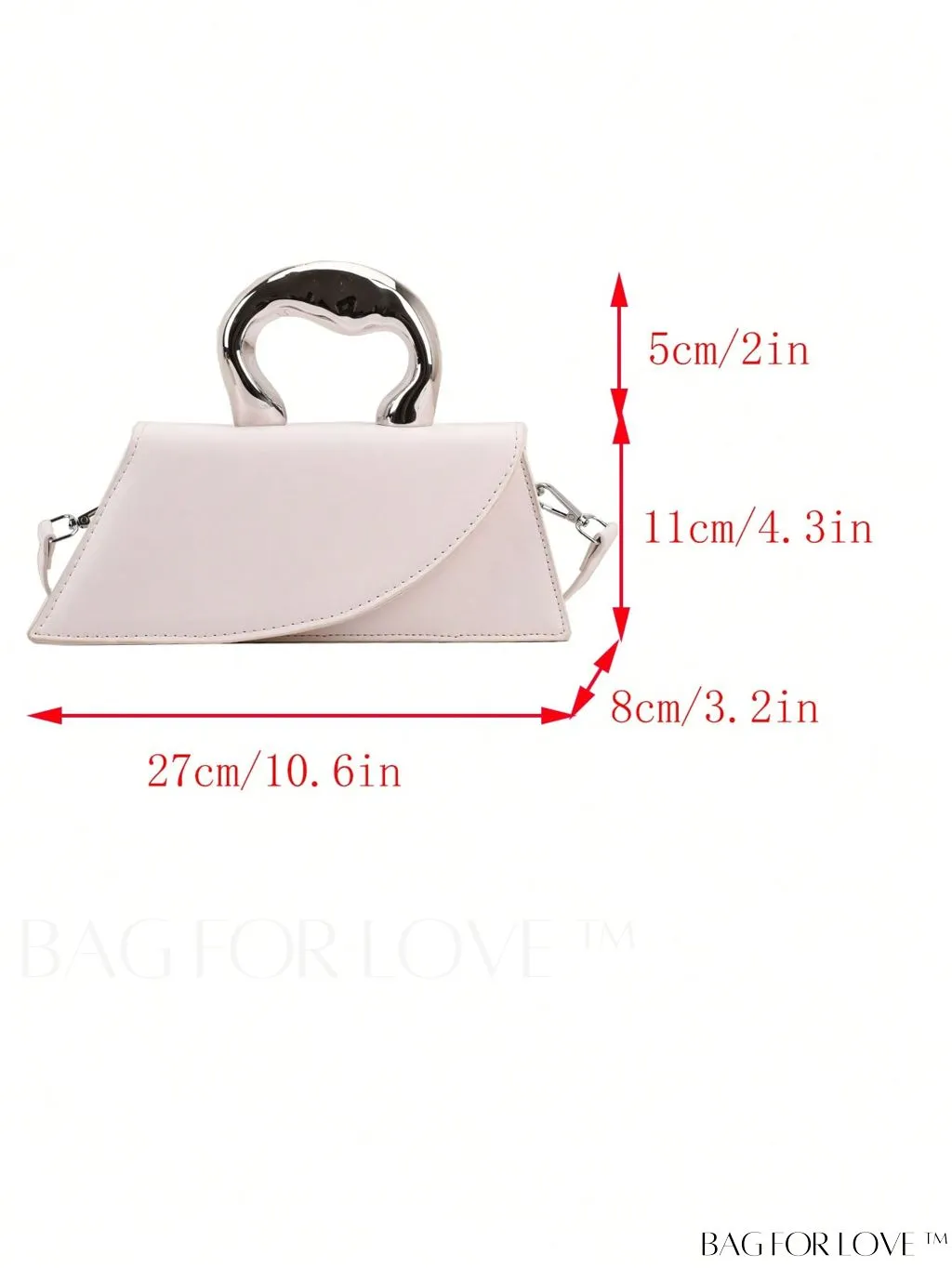 BagForLove - Medium Square Top Handle Bag - Sleek and Streamlined Design