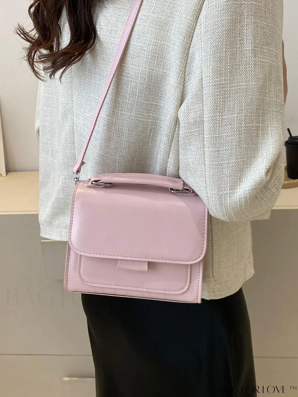 BagForLove - Mini Fashion Brand Womens Crossbody Bag: Lightweight PU Leather Handbag for Summer Travel