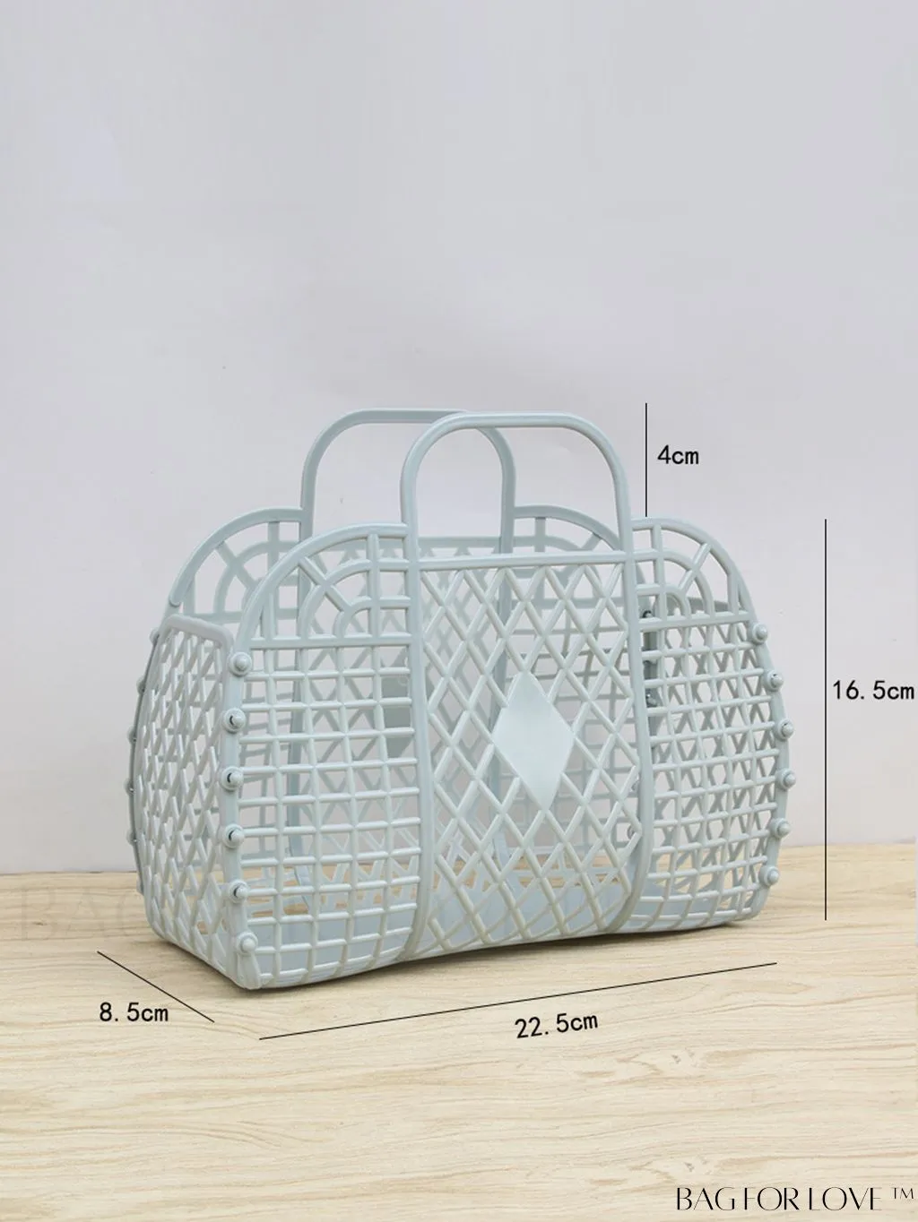 BagForLove - Portable Plastic Shower Bag with Hollow Design for Easy Organization and Beach Storage