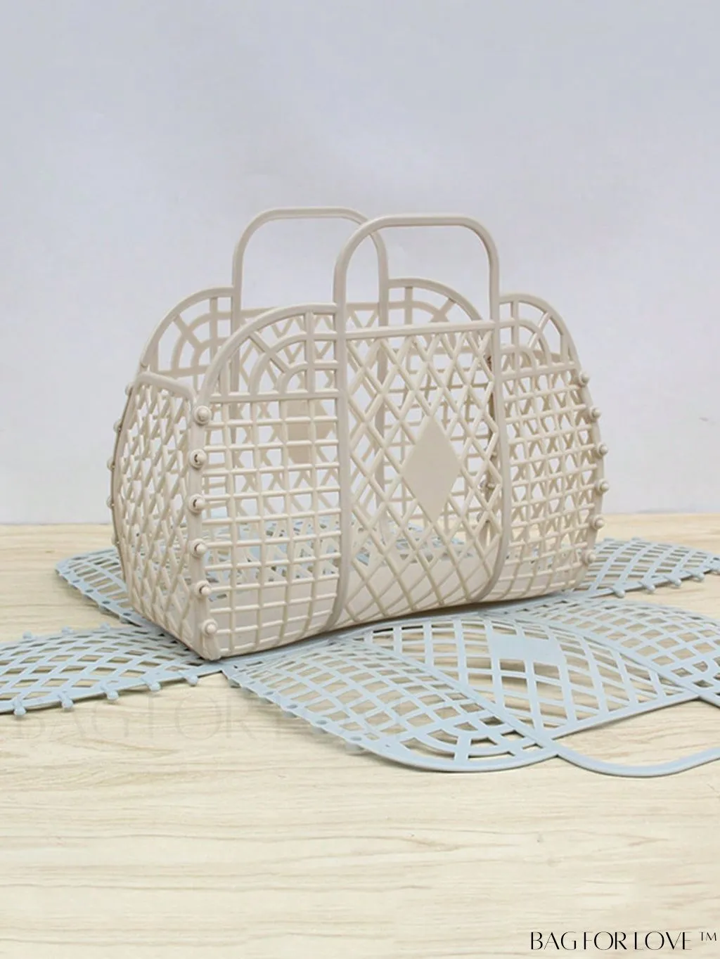 BagForLove - Portable Shower Bag with Hollow Design â Ideal for Beach, Storage, and Organization