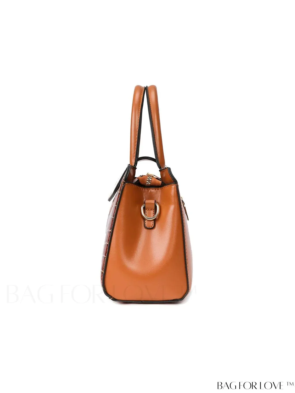BagForLove - Stylish Crocodile Pattern Handbag: Fashionable, Spacious, and Versatile Crossbody Purse