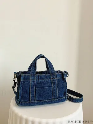 BagForLove - Stylish Denim Bag with Exquisite Stitch Detailing