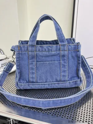 BagForLove - Stylish Denim Tote Bag for Womens Casual Fashion