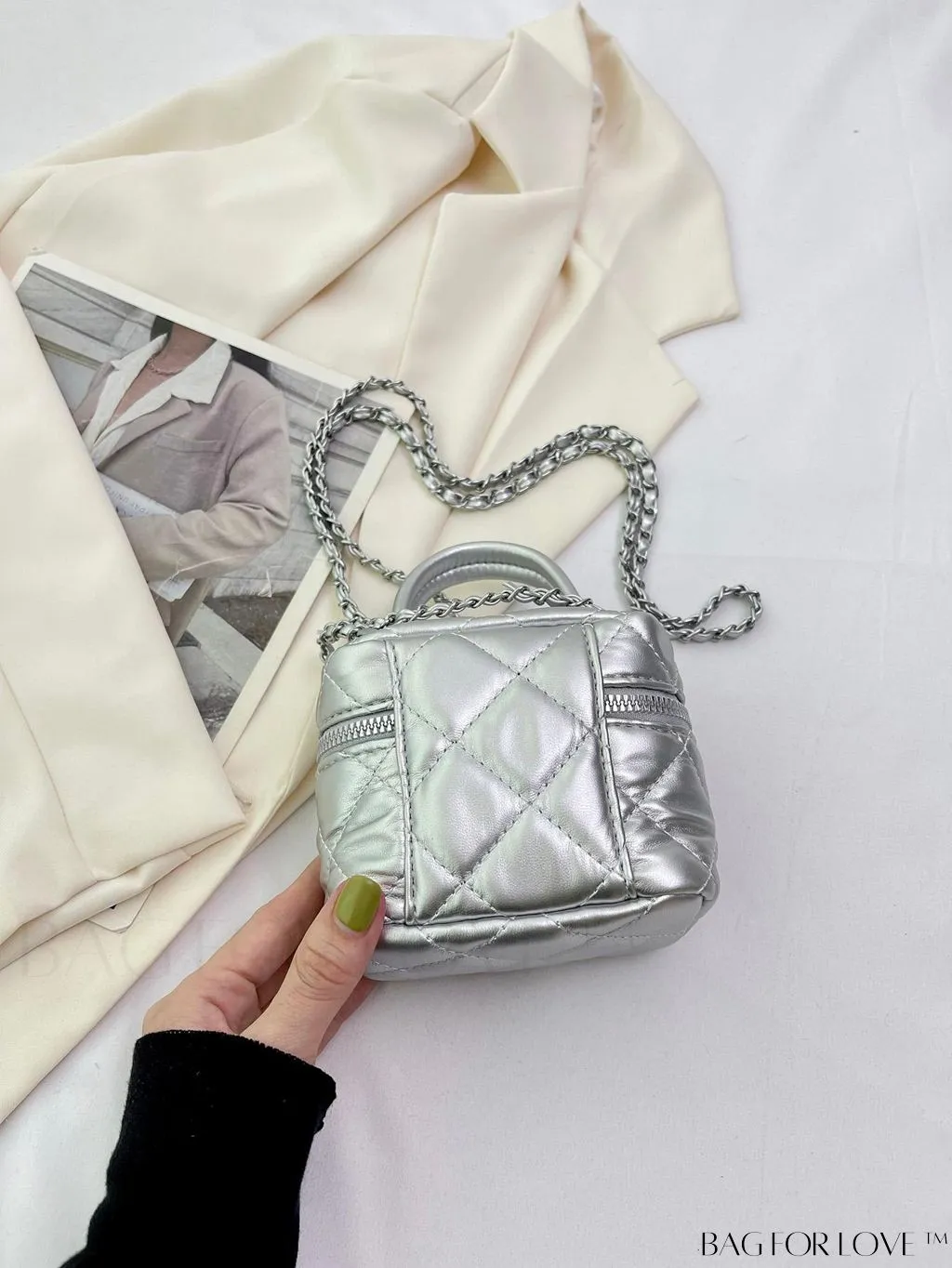 BagForLove - Stylish Diamond Lattice Shoulder Bag: Perfect Crossbody Handbag for Women