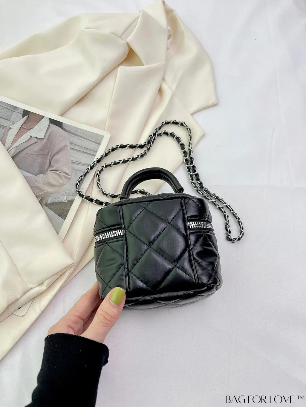 BagForLove - Stylish Diamond Lattice Shoulder Bag: Perfect Crossbody Handbag for Women
