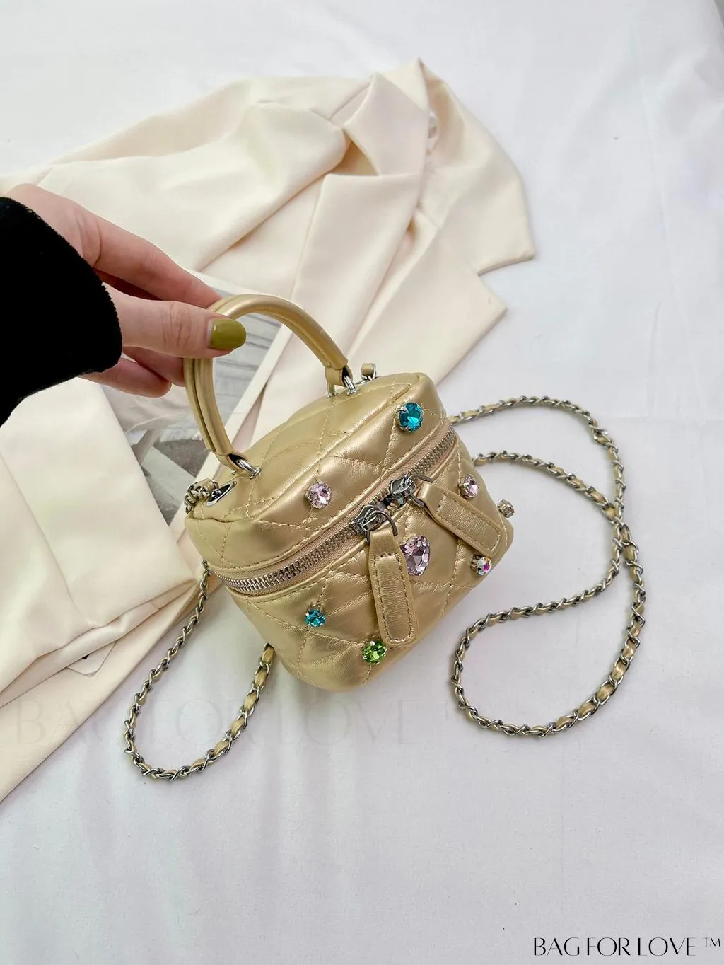 BagForLove - Stylish Diamond Lattice Shoulder Bag: Perfect Crossbody Handbag for Women