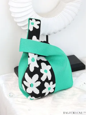 BagForLove - Stylish Floral Colorblock Crochet Handbag - Perfect for Your Vacation!