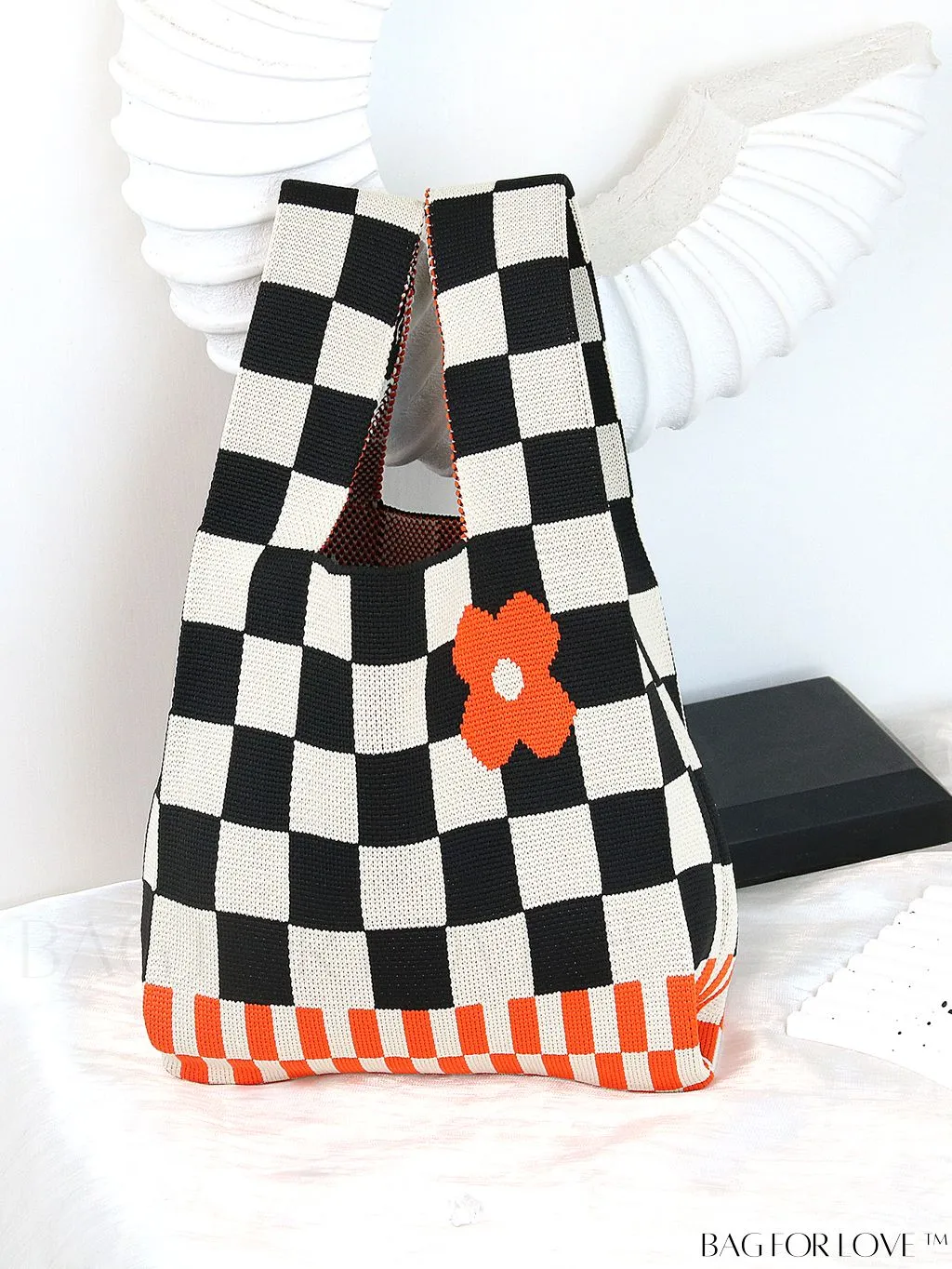 BagForLove - Stylish Floral Colorblock Crochet Handbag - Perfect for Your Vacation!