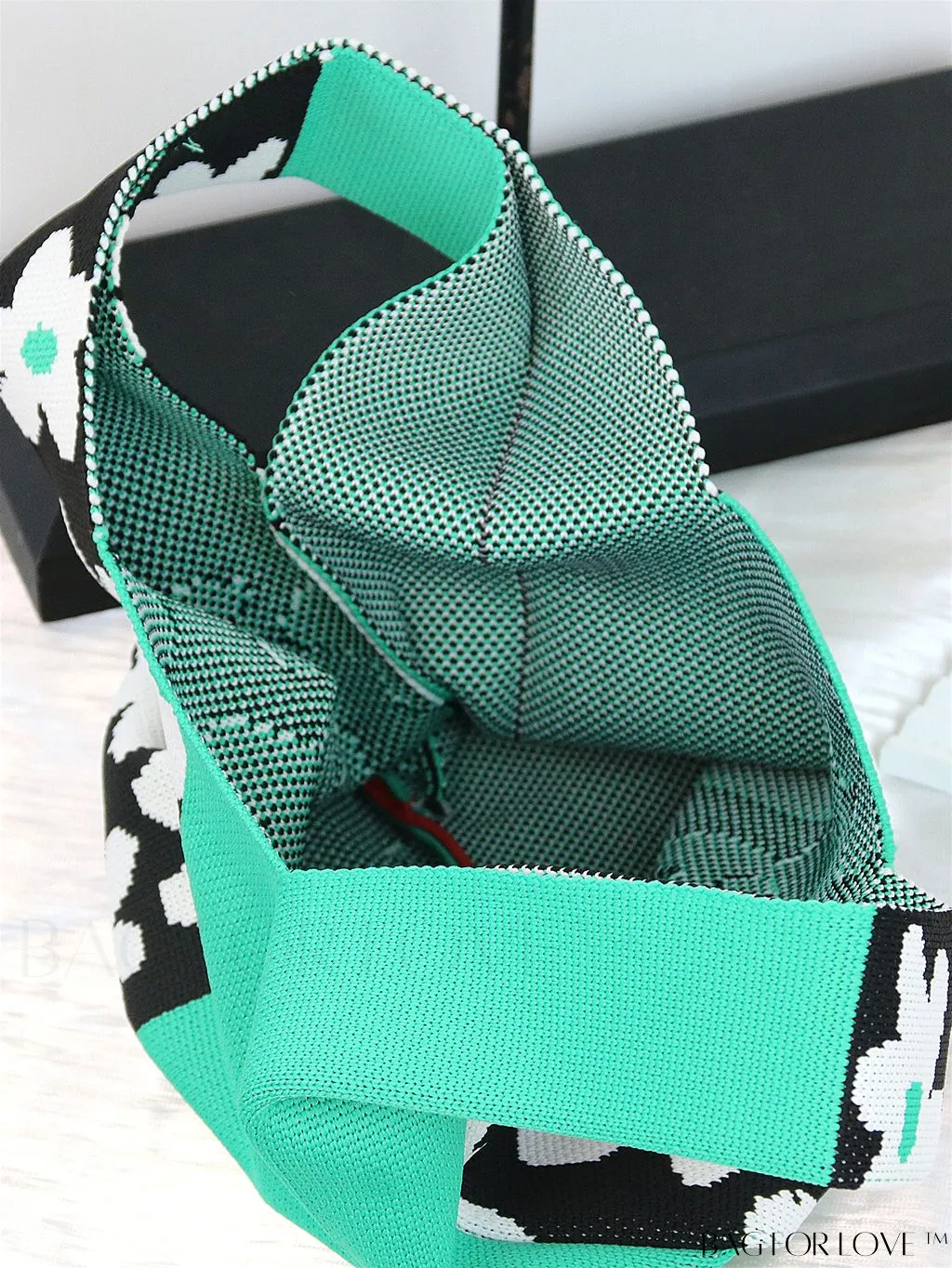 BagForLove - Stylish Floral Colorblock Crochet Handbag - Perfect for Your Vacation!