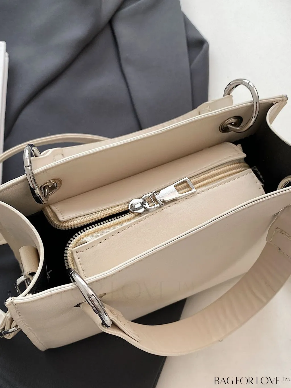 BagForLove - Stylish Mini Square Shoulder Bag - Casual PU Leather Accent