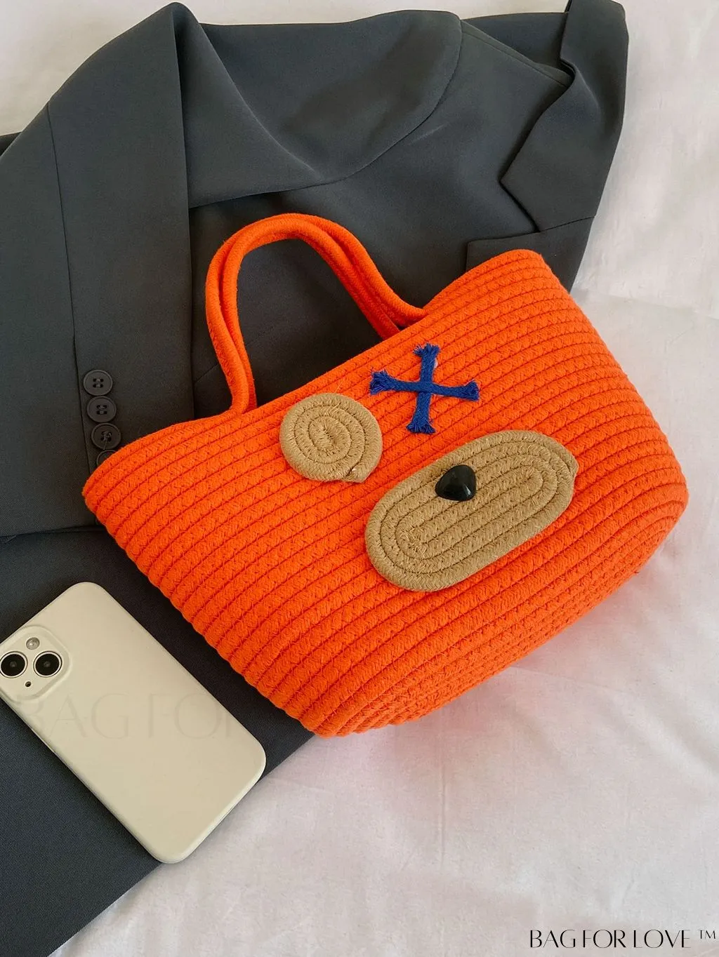 BagForLove - Stylish Multi-Purpose Womens Knit Handbag in Trendy Colors
