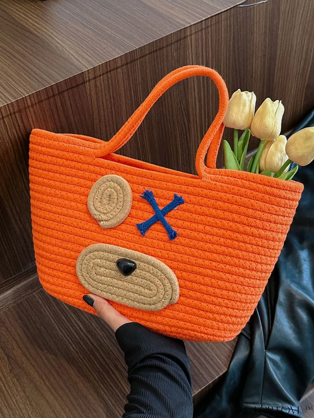 BagForLove - Stylish Multi-Purpose Womens Knit Handbag in Trendy Colors