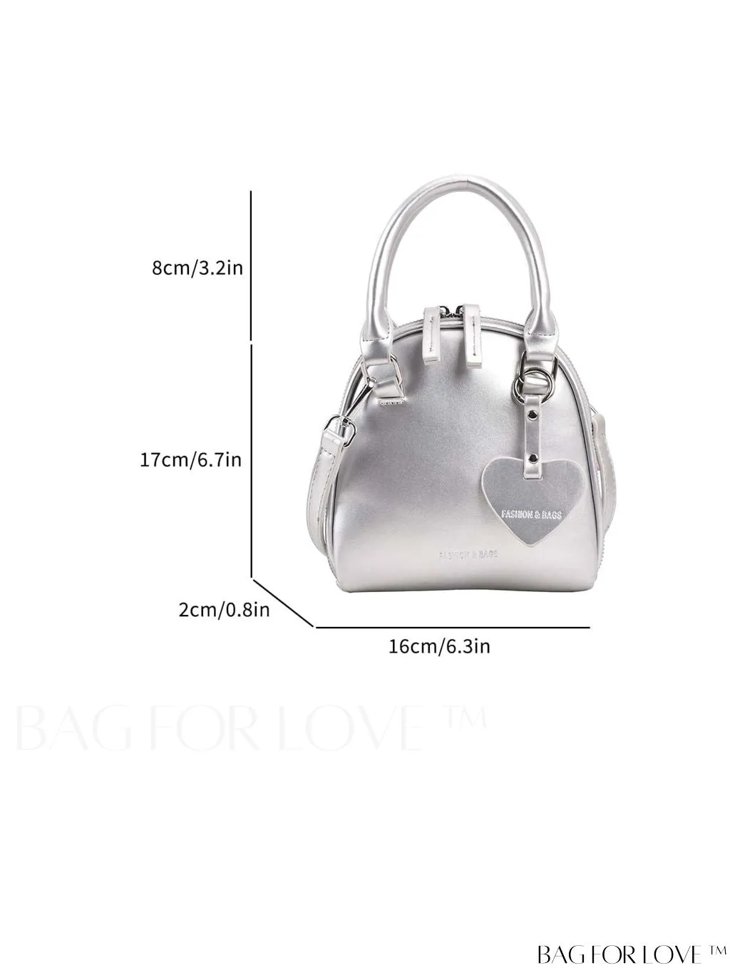 BagForLove - Stylish Seashell Tote Bag: Mini and Versatile with Dual Handles