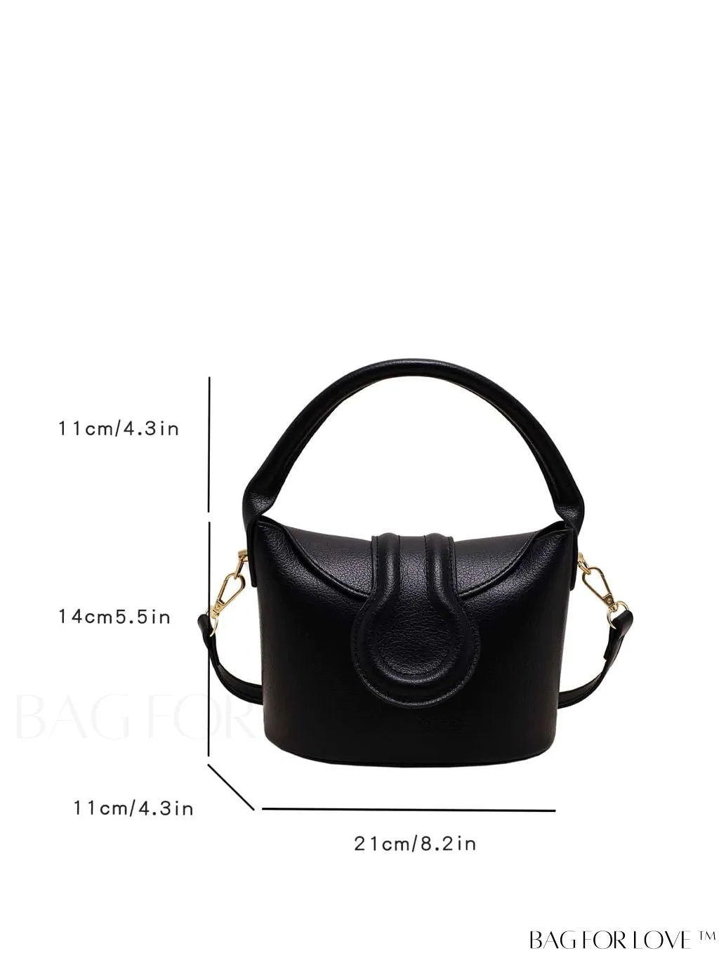 BagForLove - Stylish Top Handle Bag: Adjustable Strap, Fashionable Flap