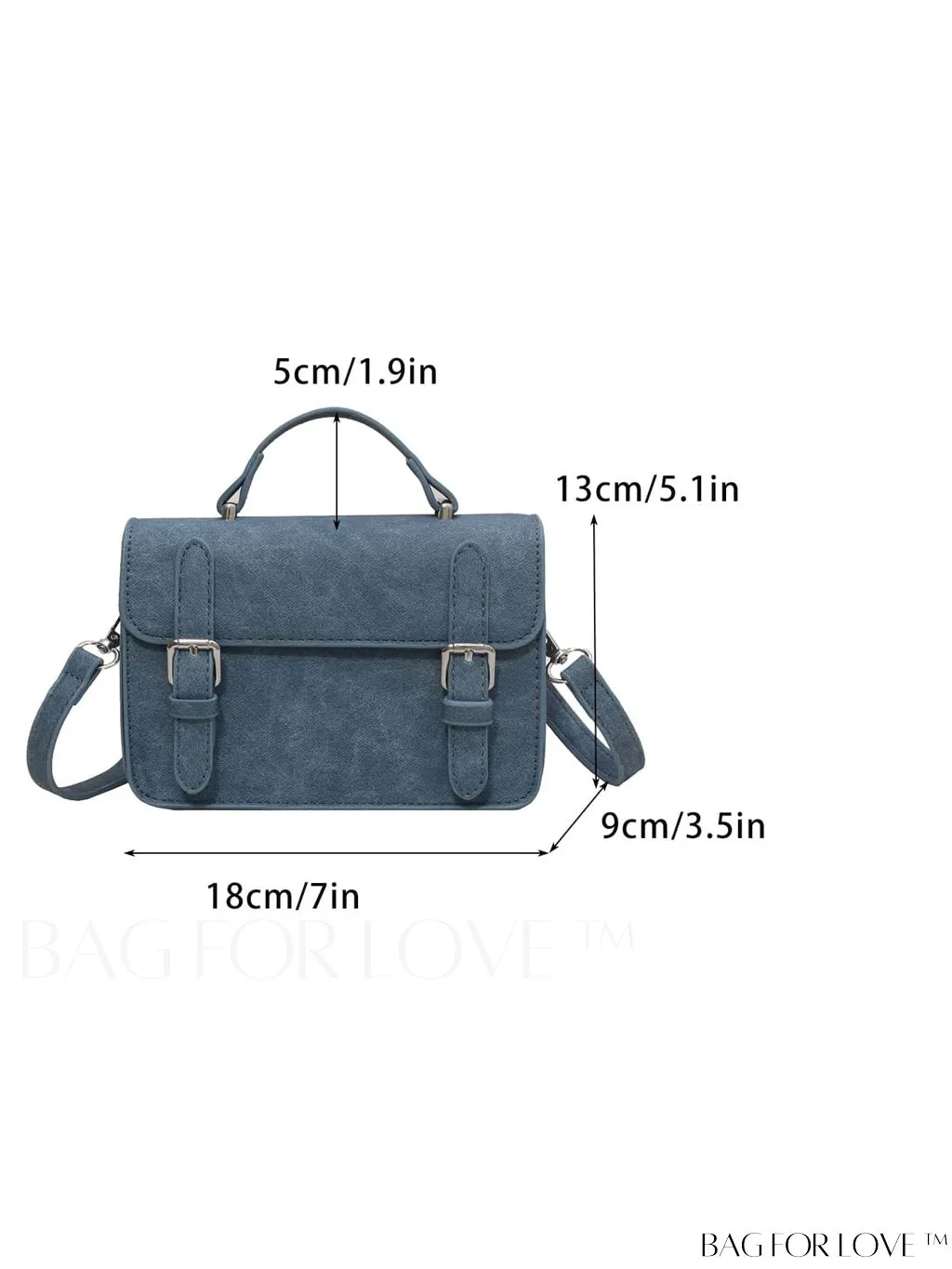 BagForLove - Trendy Mini Cambridge Crossbody Bag with Top-Handle - New and Stylish