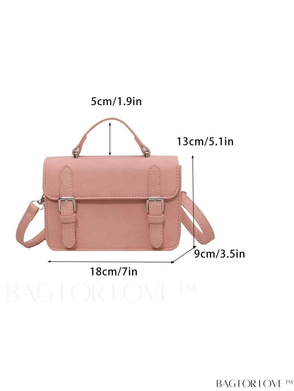 BagForLove - Trendy Mini Cambridge Crossbody Bag with Top-Handle - New and Stylish