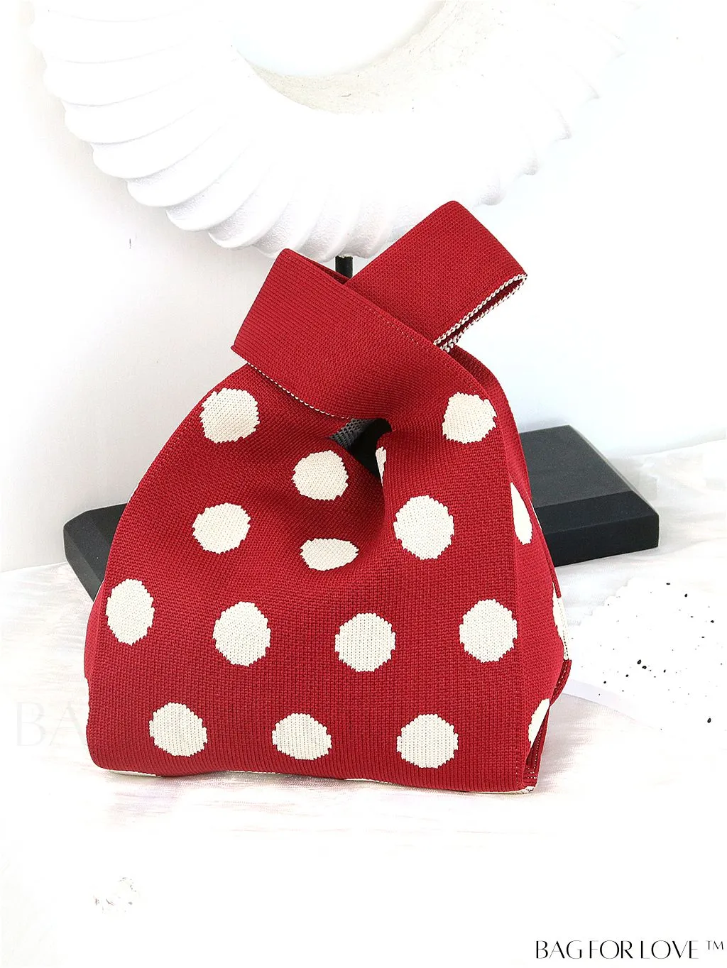 BagForLove - Vacation-Ready Fashion Handbag: Flower Pattern Color Block Crochet Bag