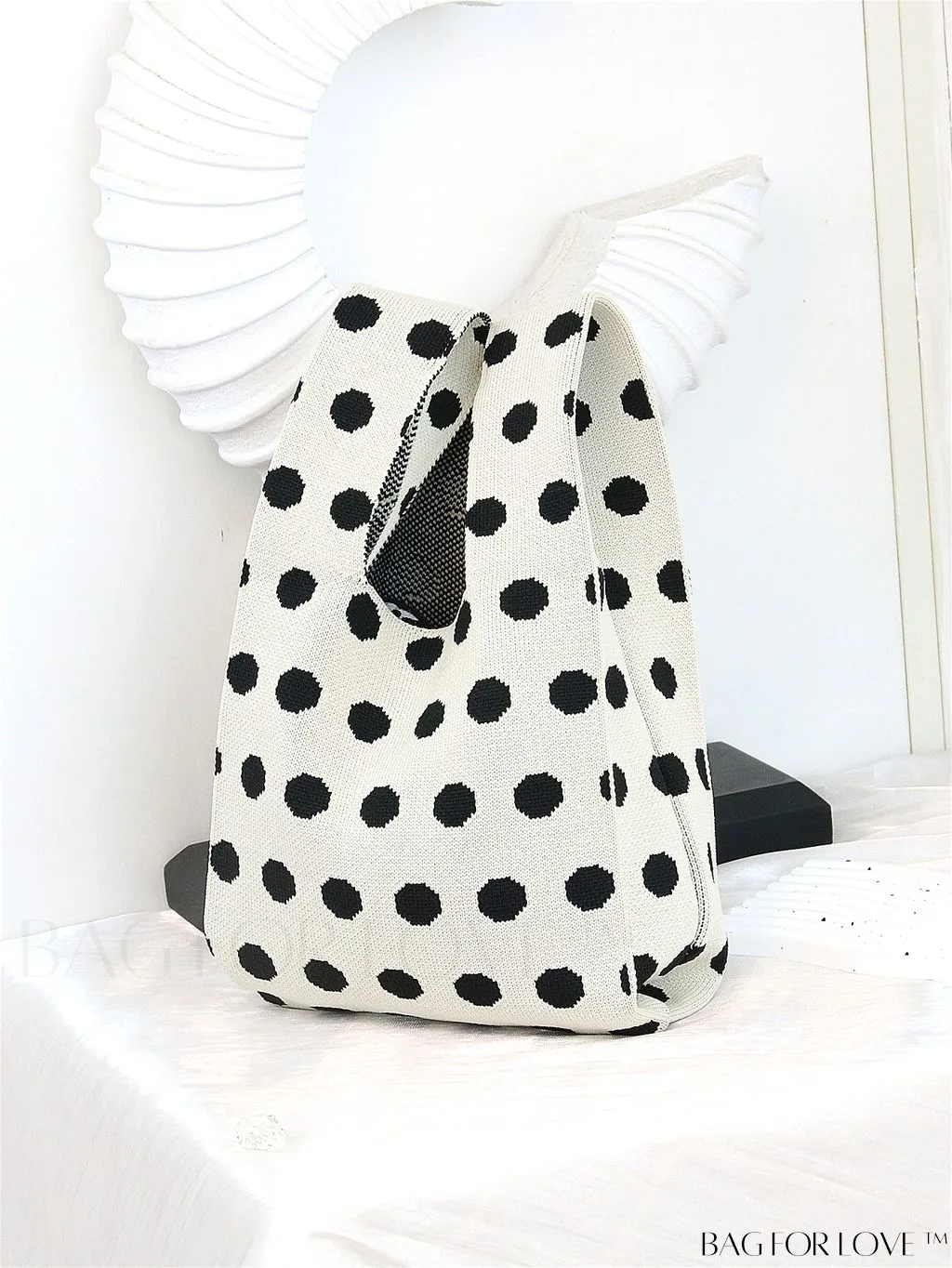 BagForLove - Vacation-Ready Fashion Handbag: Flower Pattern Color Block Crochet Bag