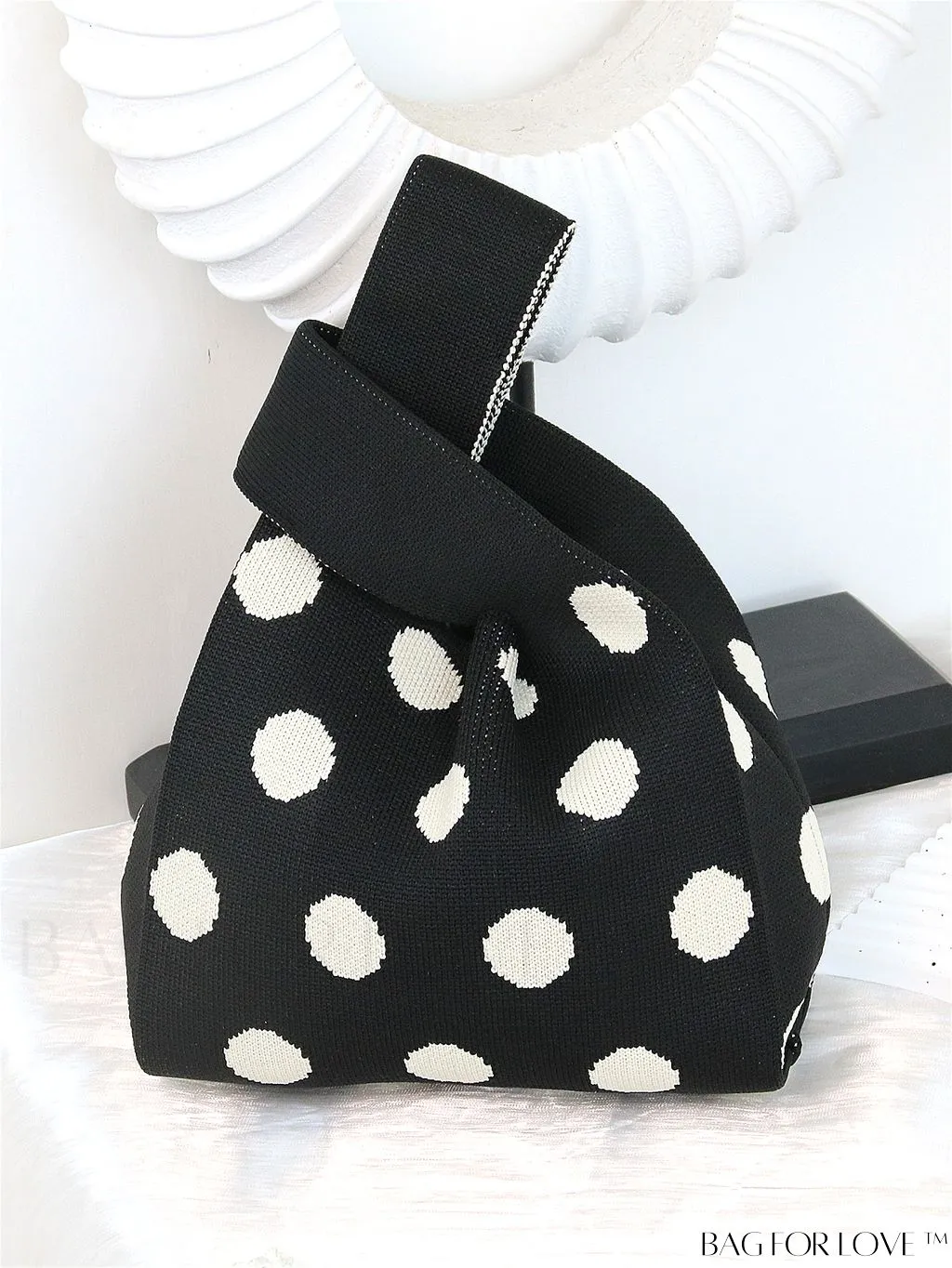 BagForLove - Vacation-Ready Fashion Handbag: Flower Pattern Color Block Crochet Bag
