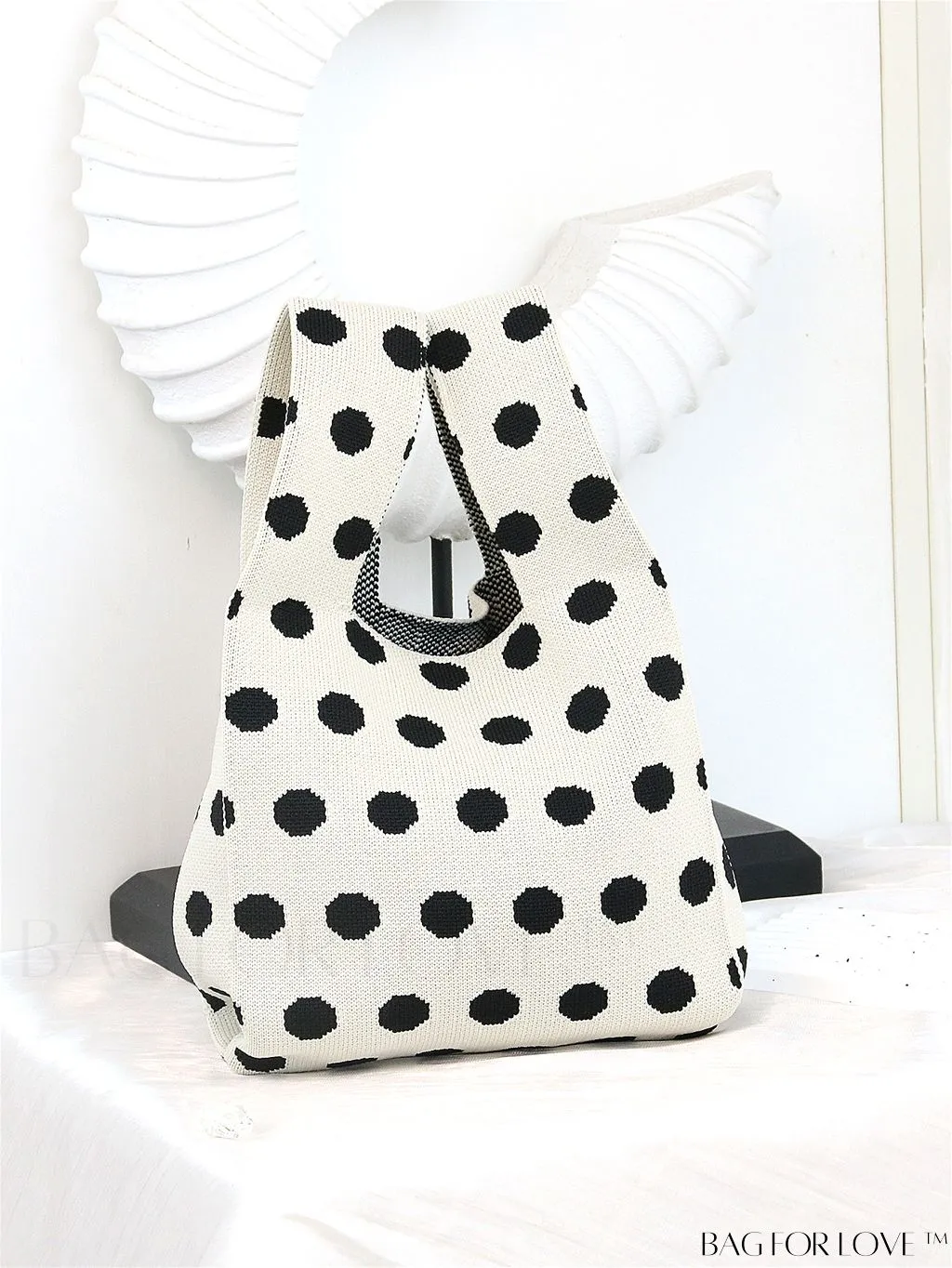BagForLove - Vacation-Ready Fashion Handbag: Flower Pattern Color Block Crochet Bag