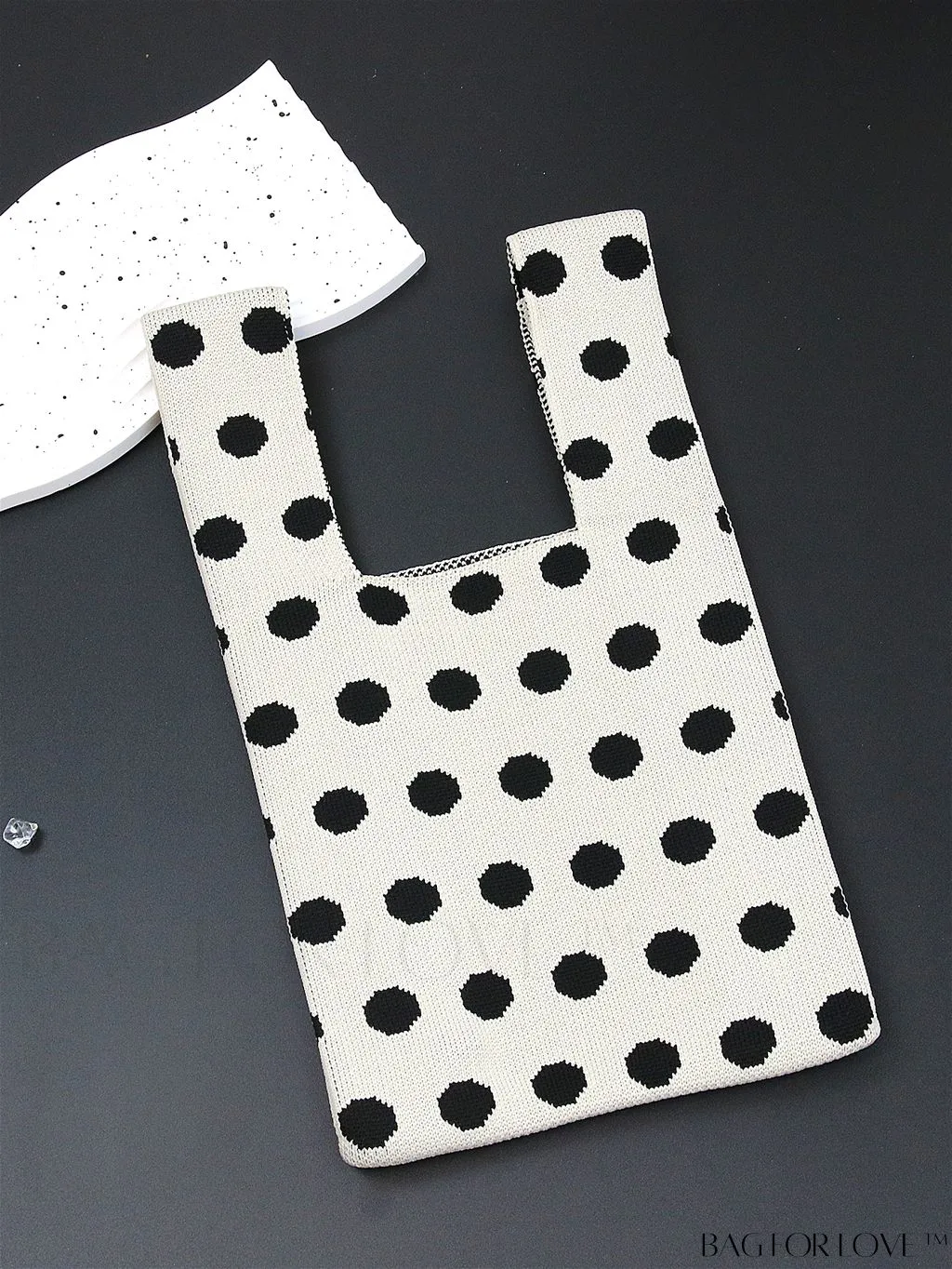 BagForLove - Vacation-Ready Fashion Handbag: Flower Pattern Color Block Crochet Bag