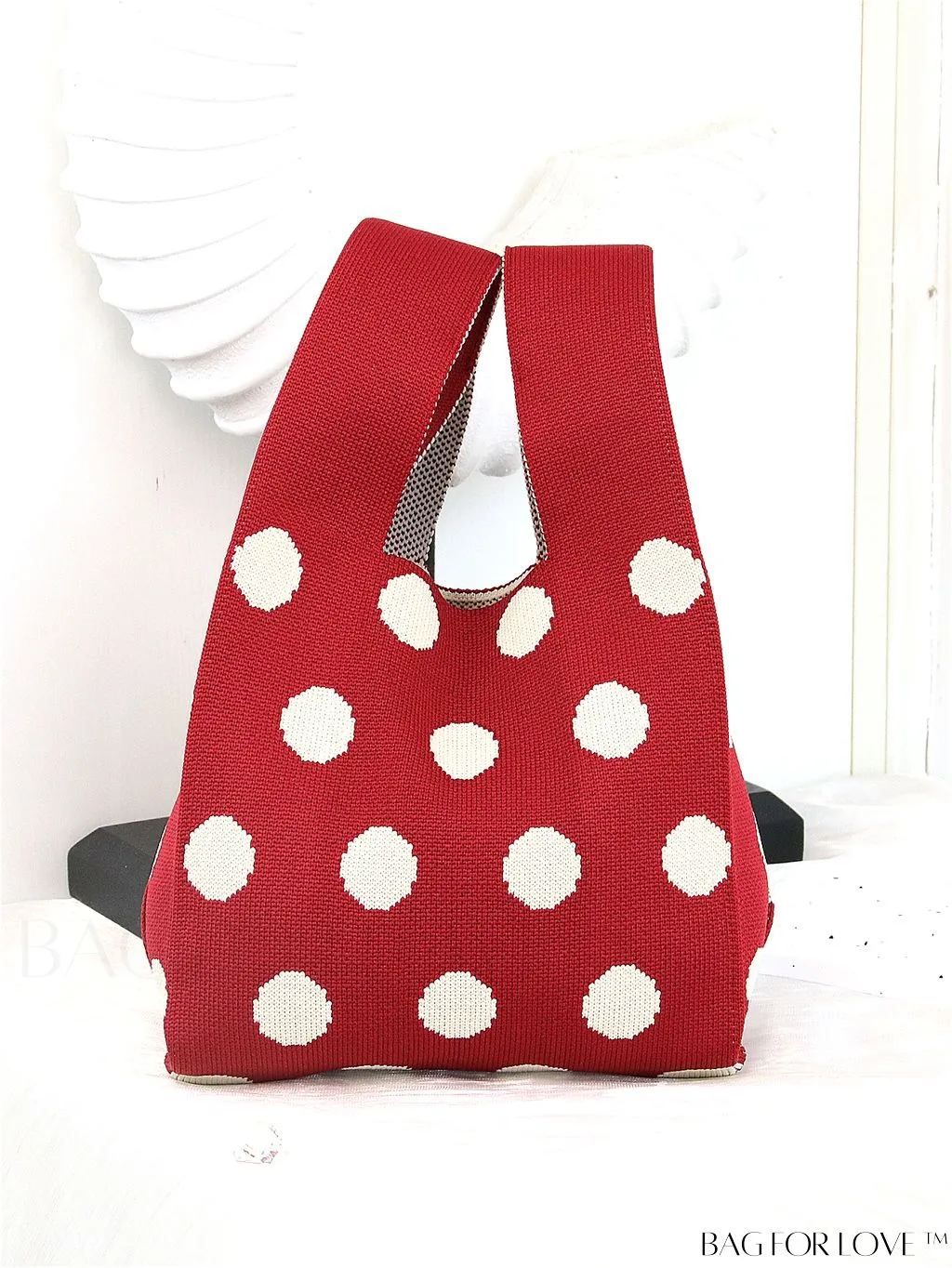 BagForLove - Vacation-Ready Fashion Handbag: Flower Pattern Color Block Crochet Bag