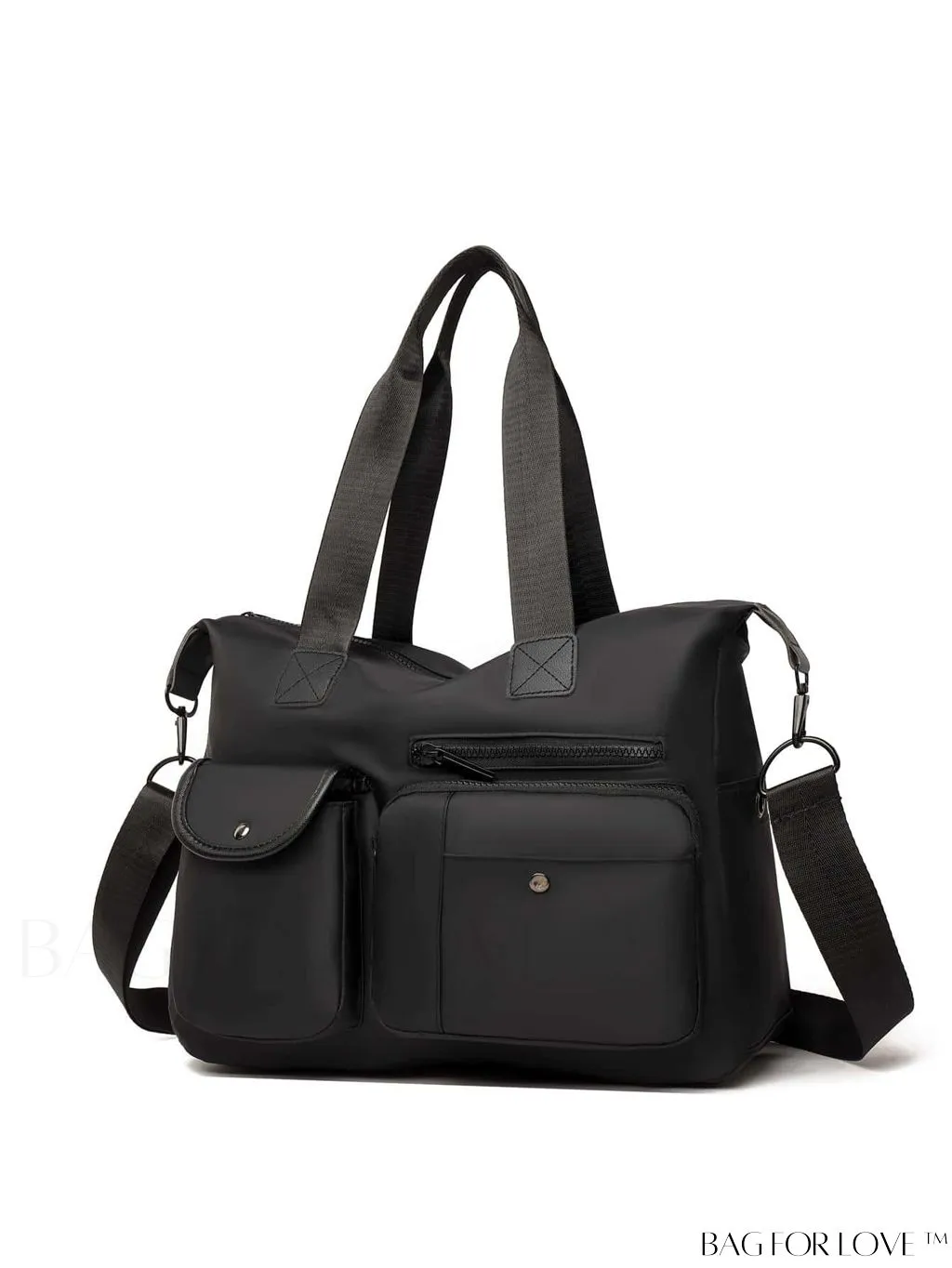 BagForLove - Versatile Retro Shoulder Bag: Washable, Lightweight & Spacious, Converts to Handbag or Crossbody