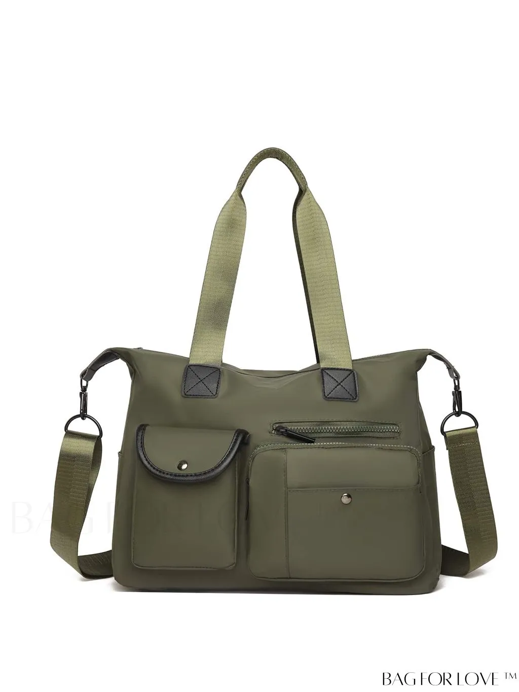 BagForLove - Versatile Retro Shoulder Bag: Washable, Lightweight & Spacious, Converts to Handbag or Crossbody