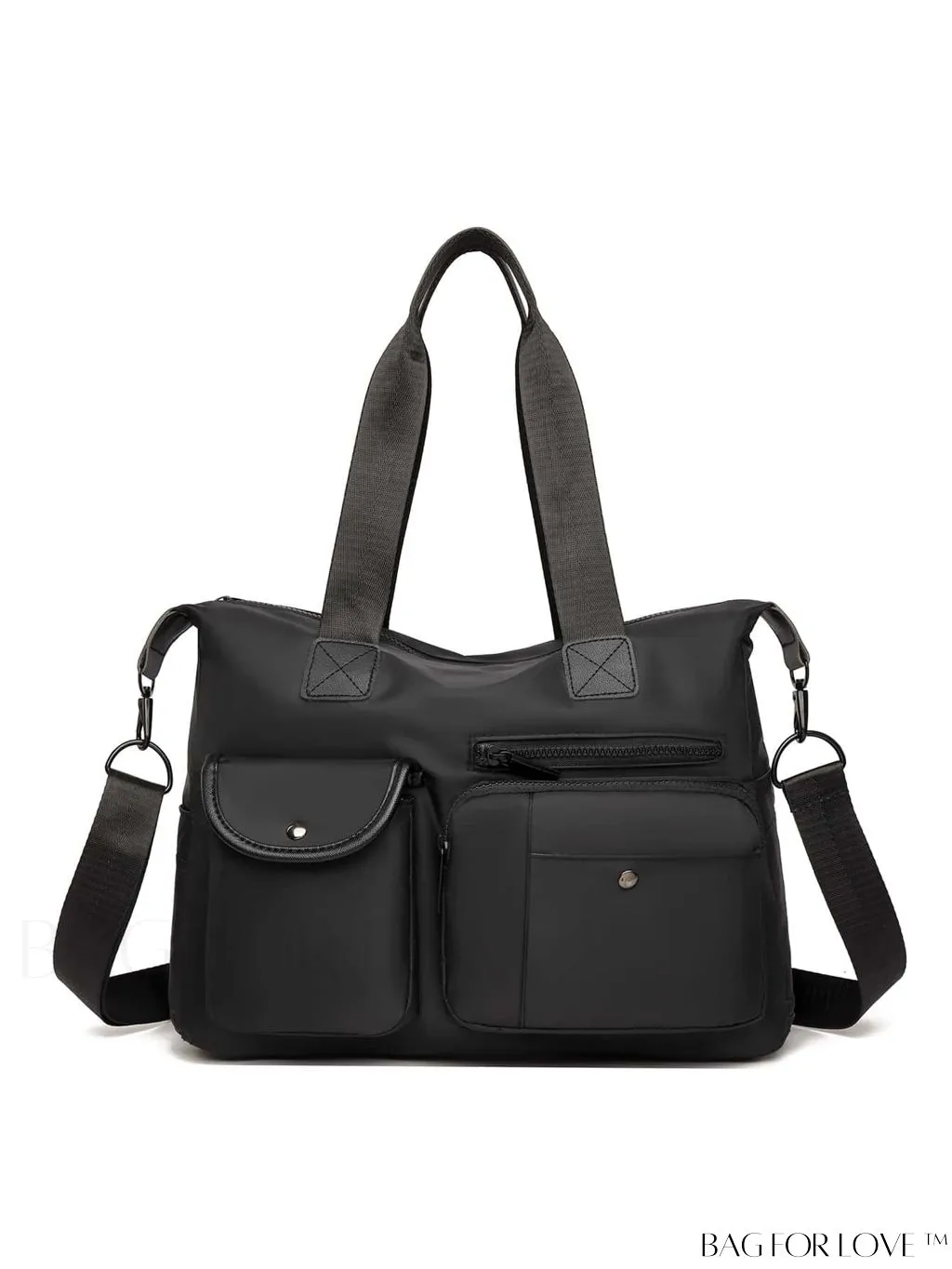 BagForLove - Versatile Retro Shoulder Bag: Washable, Lightweight & Spacious, Converts to Handbag or Crossbody