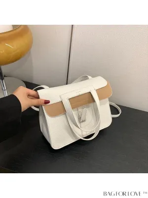 BagForLove - Womens Minimalist Colorblock Tote: Elegant and Stylish Bag for Every Occasion