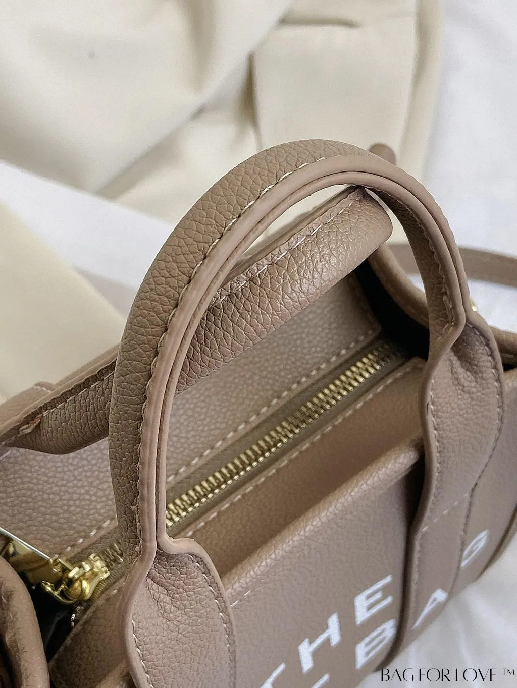 BagForLove - Womens PU Tote Bag - Stylish Handbag with Top Handle, Satchel Purse, and Crossbody Strap