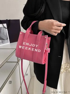 BagForLove - Womens PU Tote Bag - Stylish Handbag with Top Handle, Satchel Purse, and Crossbody Strap