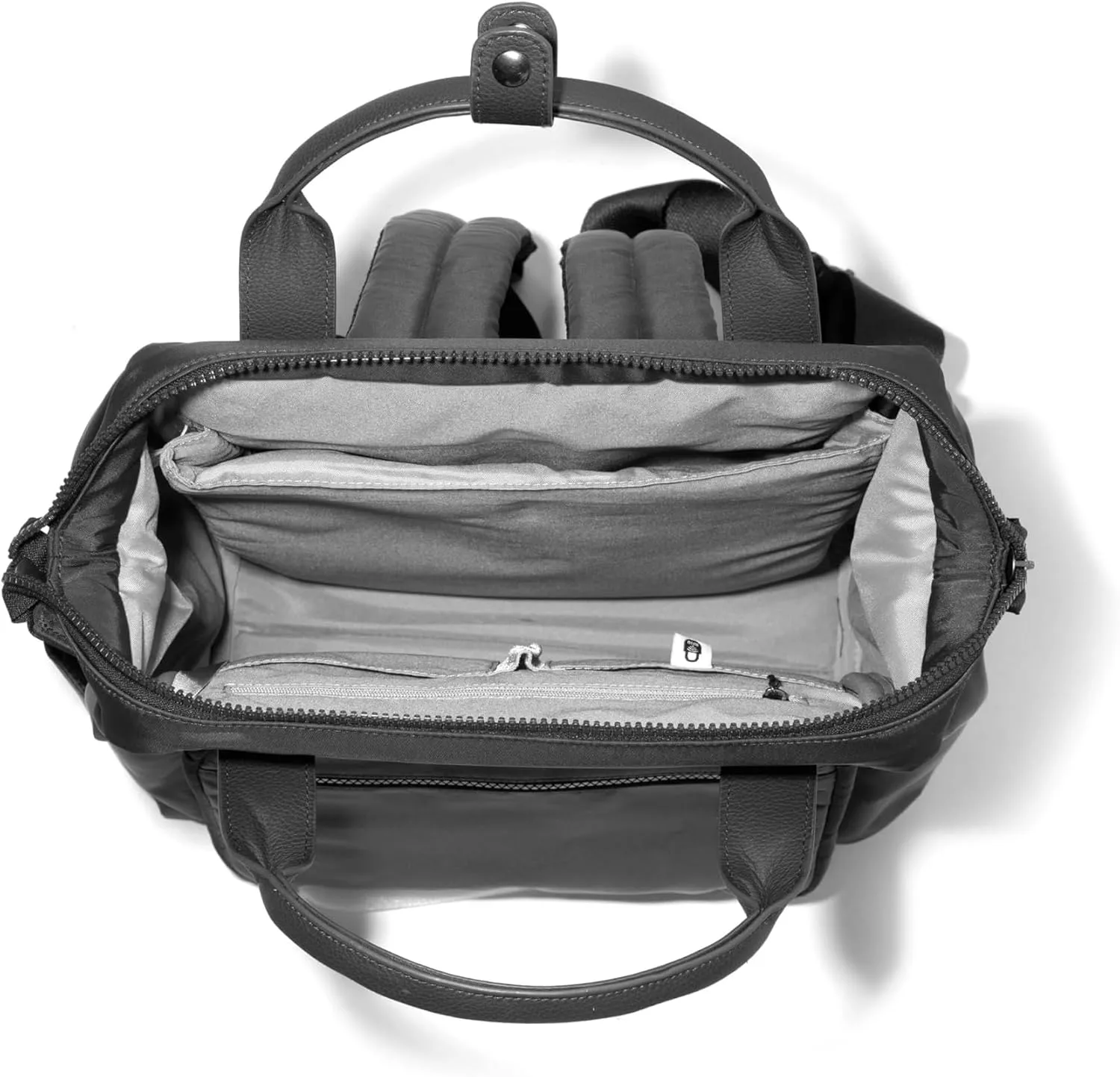 Baggallini Chelsea Laptop Backpack, Black Twill
