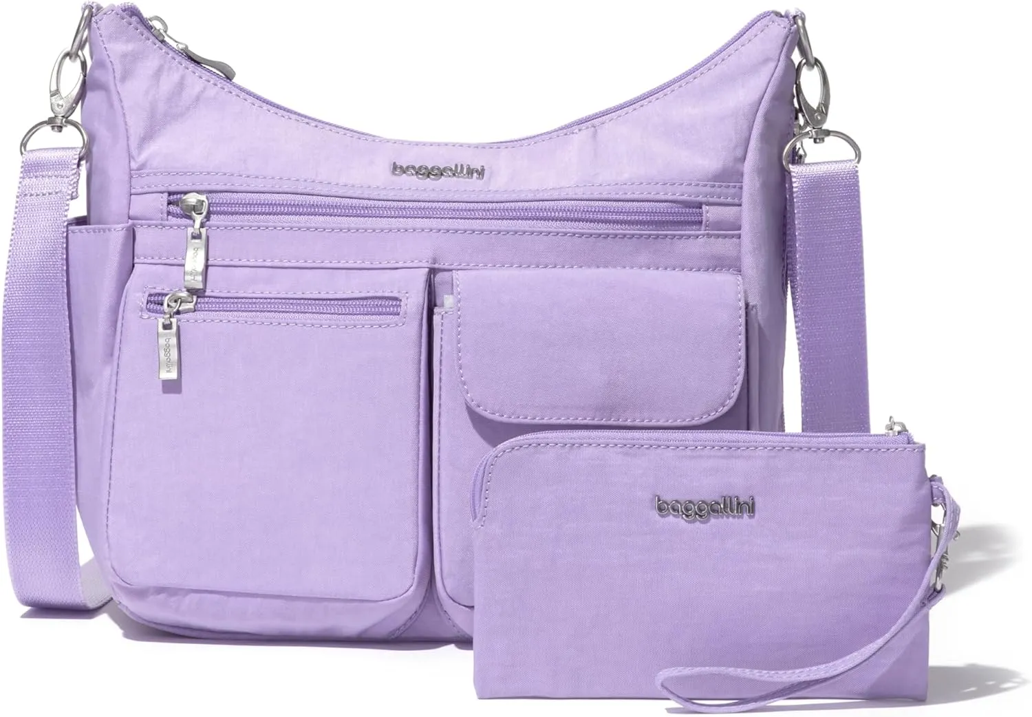 Baggallini Modern Everywhere Crossbody Women 11x9x4.5 RFID Hobo Bag